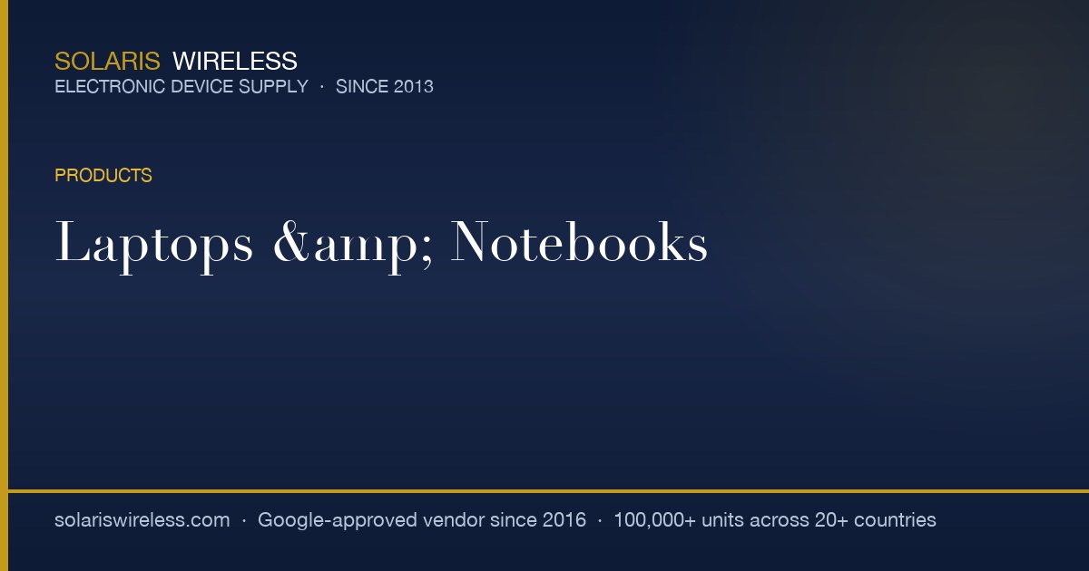 Bulk Laptop Procurement for Enterprise and Government